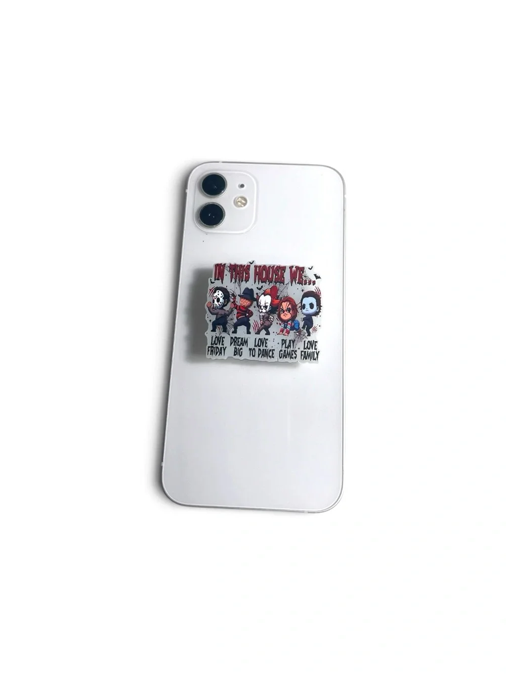 Horror Characters Glow in Dark Phone Grip